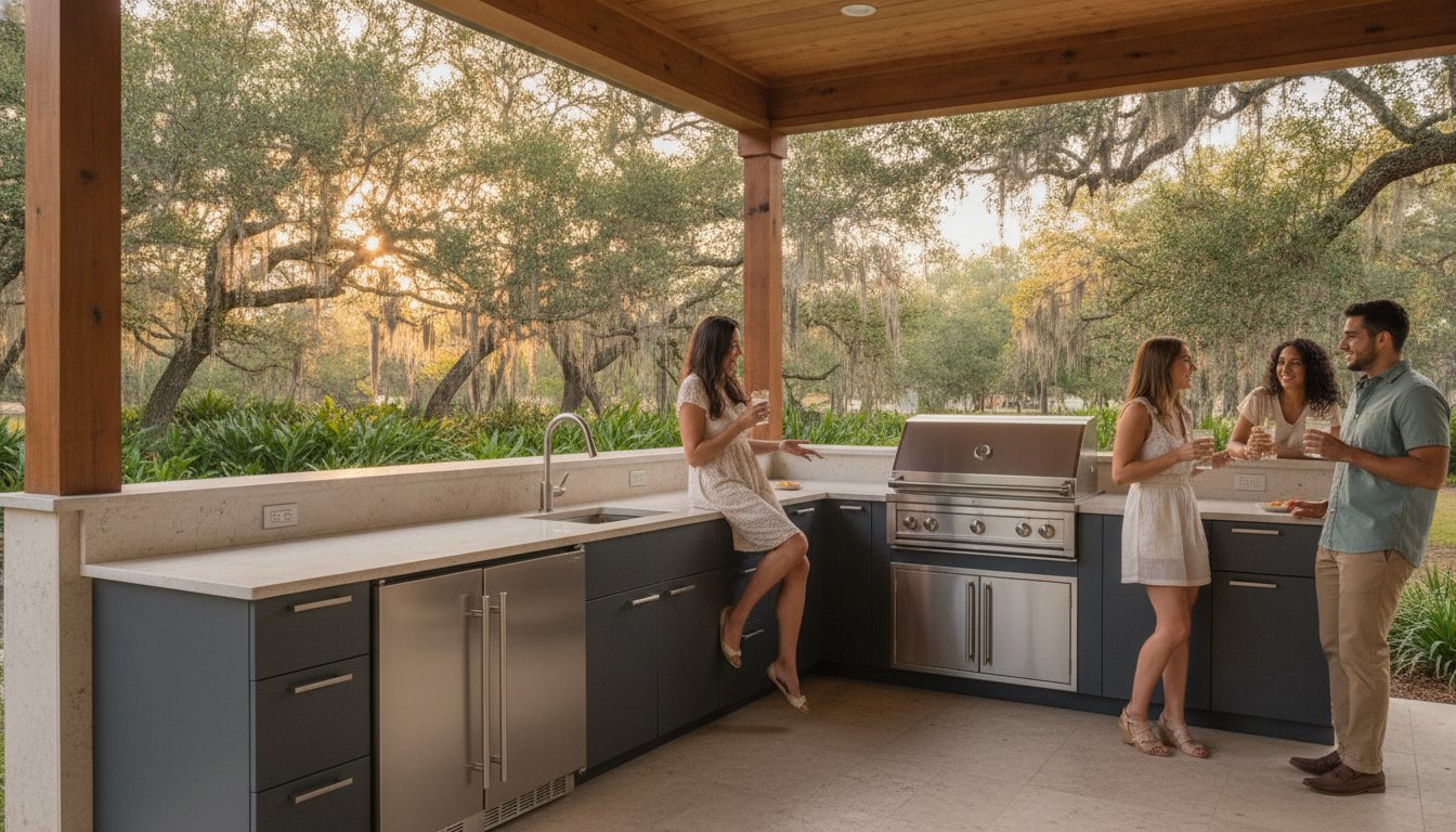 Best Materials for Louisiana Outdoor Kitchens: 2026 Guide