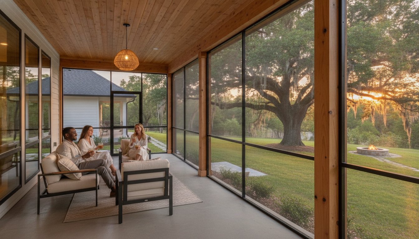 Cost of a Screened-in Porch in Lafayette, LA: 2026 Guide