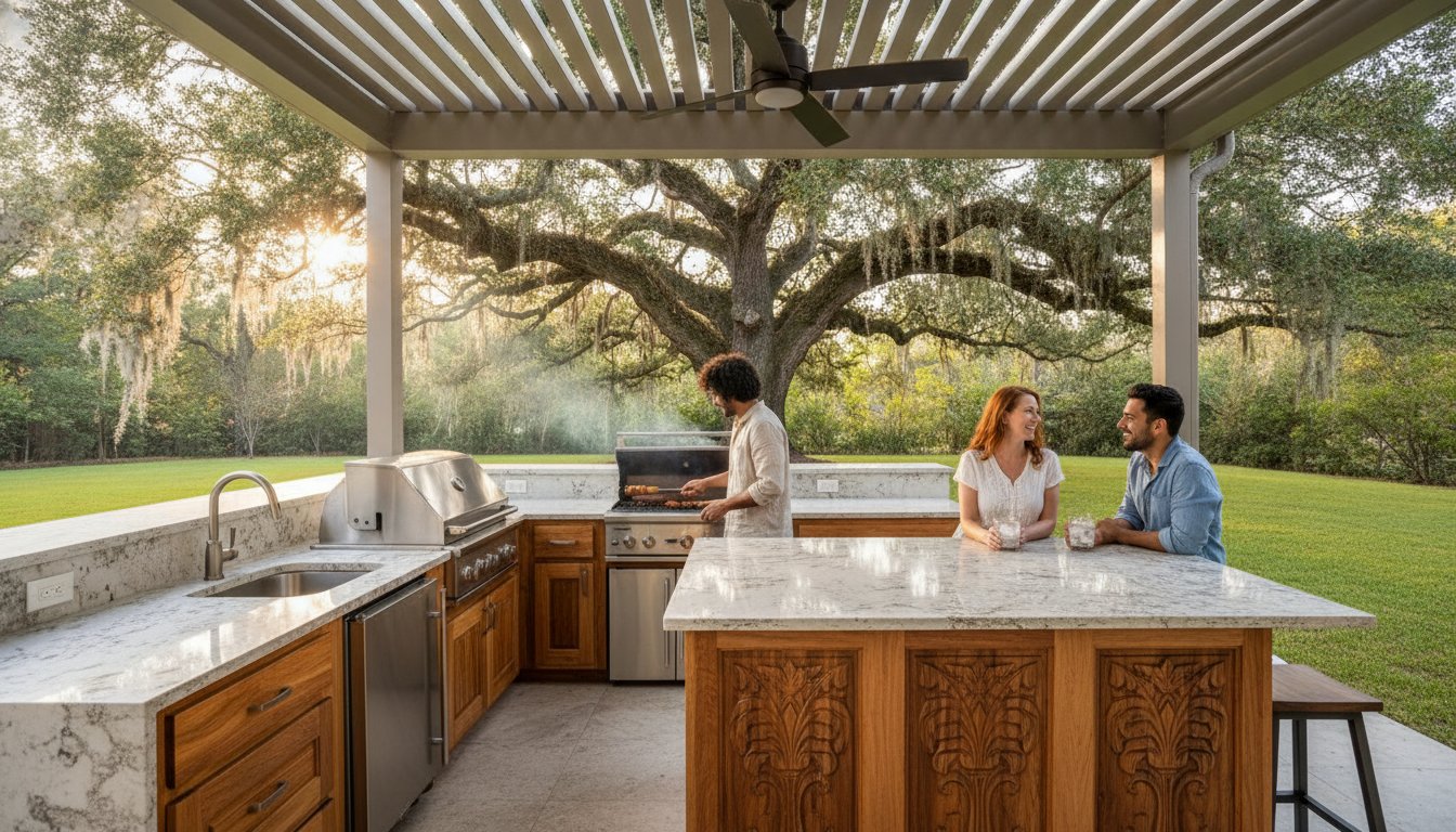 Outdoor Kitchen Layout Ideas Louisiana: Designing for the Acadiana Lifestyle