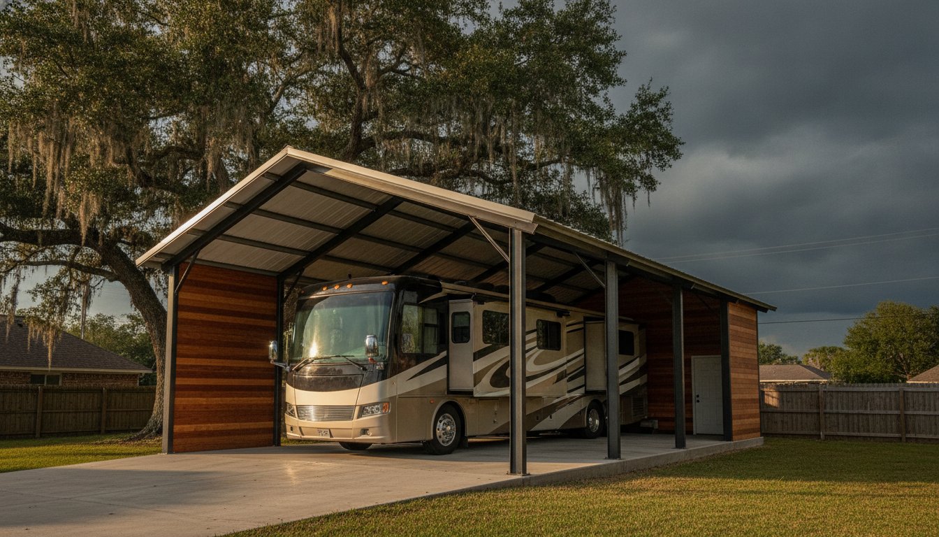 RV Shelter vs Carport in Louisiana: The 2026 Comparison Checklist