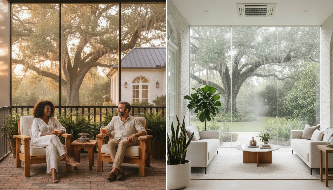 Screened Porch vs. Sunroom in Louisiana: Which Is Best for Your Home?