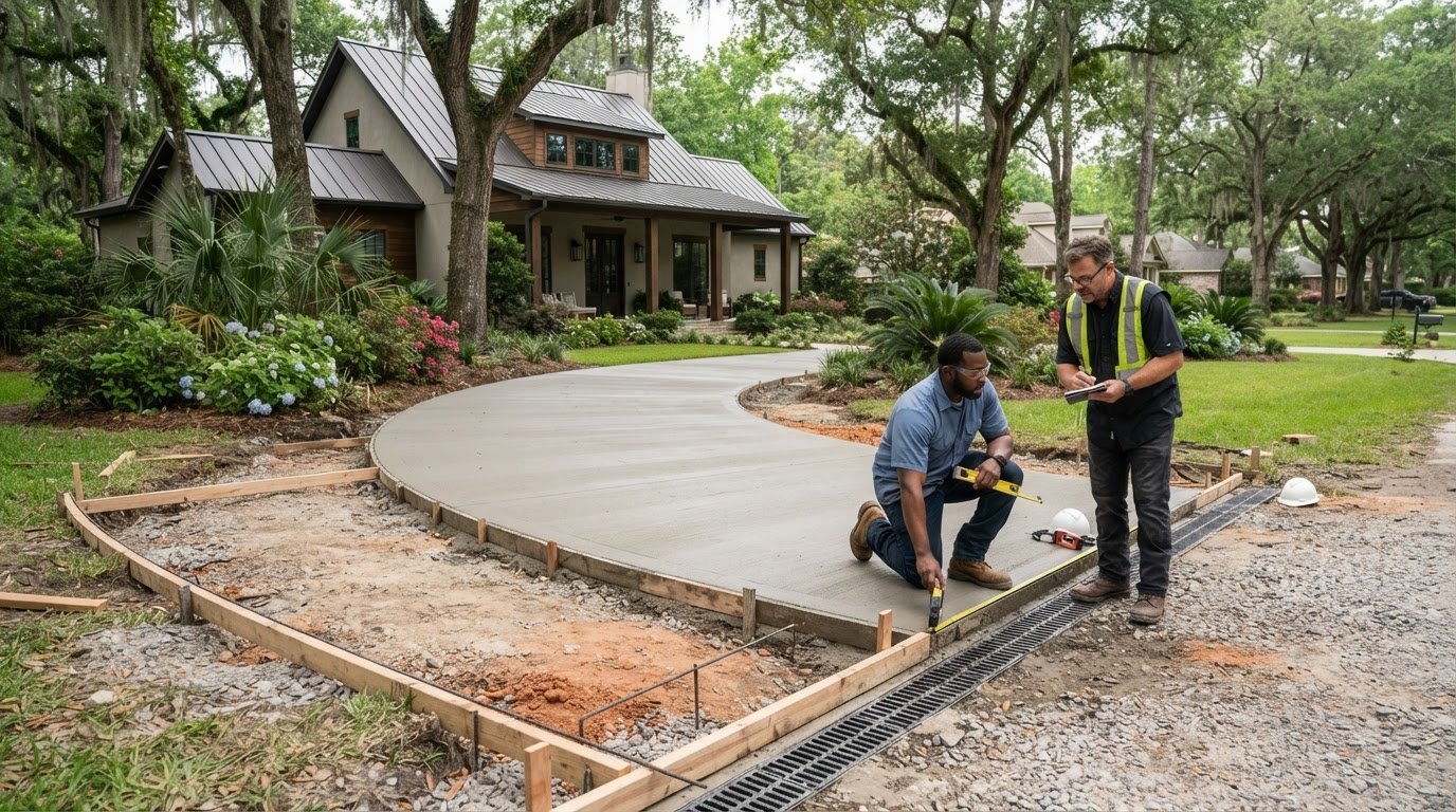 Concrete Driveway Contractors Near Me in Lafayette, LA