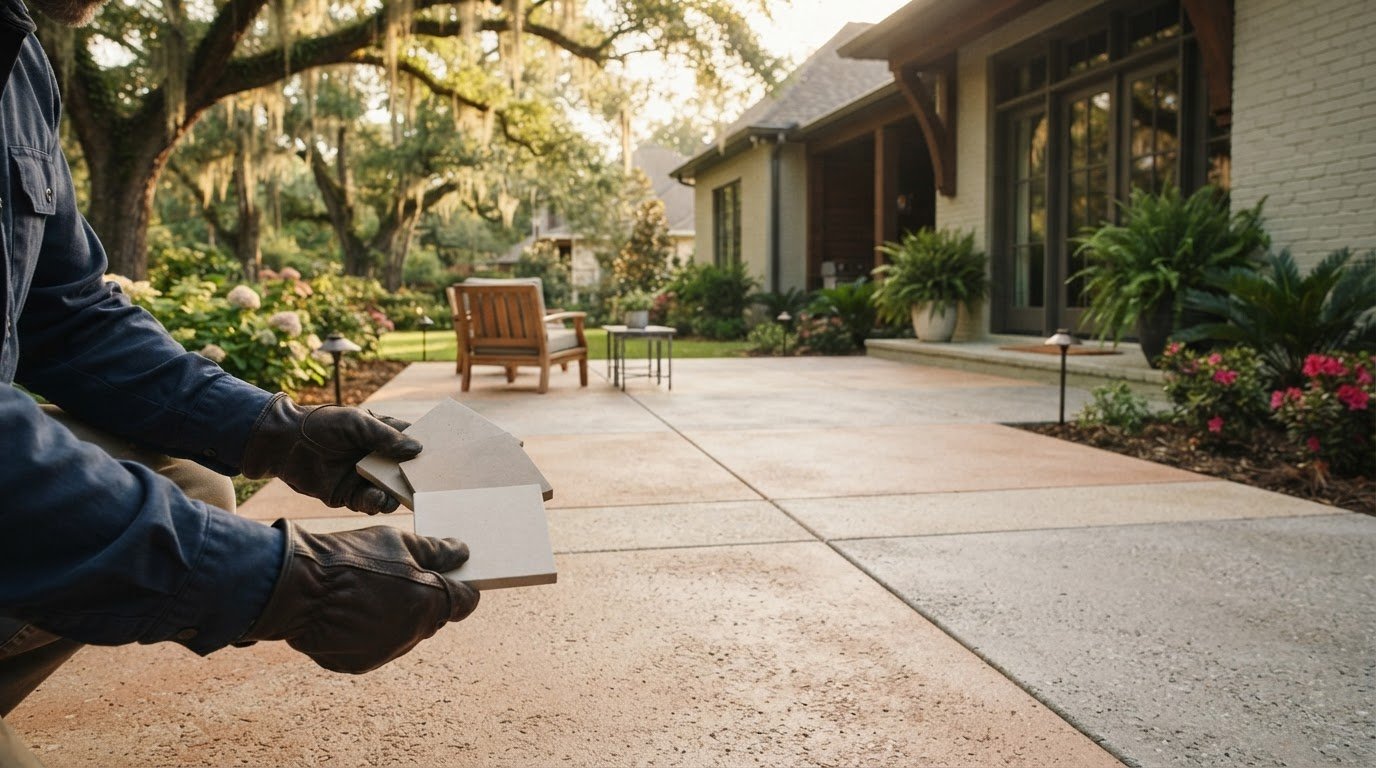 Concrete Coloring Contractor in Lafayette: Plan a Finish That Fits