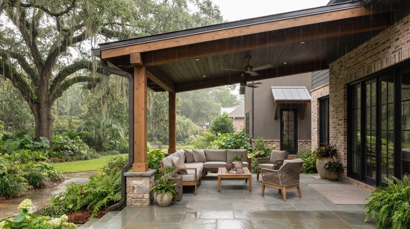 Covered Patio Value in Louisiana: Resale Returns and Materials