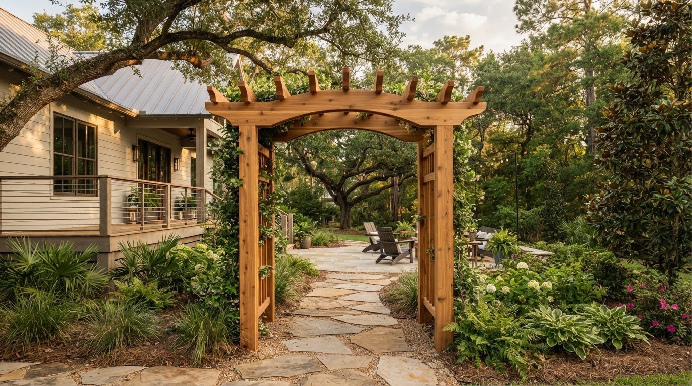 Custom Arbor Design in Lafayette: Plan a Cypress Feature for Your Yard