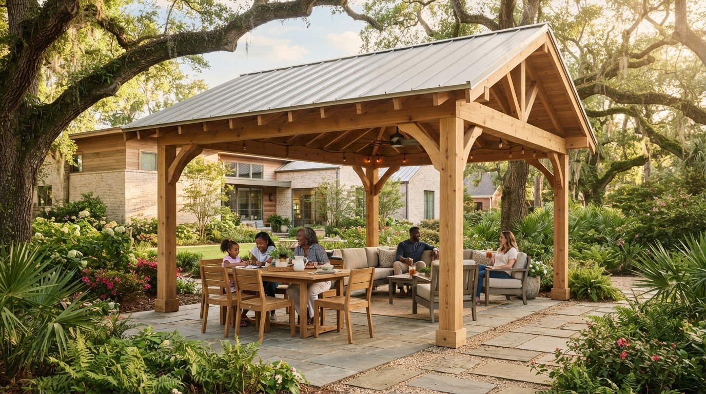 Cypress Pavilion Builder in Louisiana: Plan a Custom Outdoor Retreat