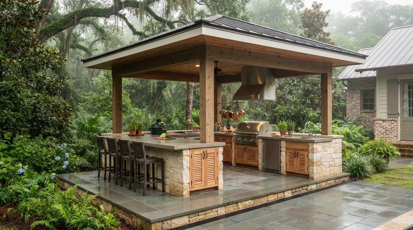 Humid Climate Outdoor Kitchens: A Louisiana Guide