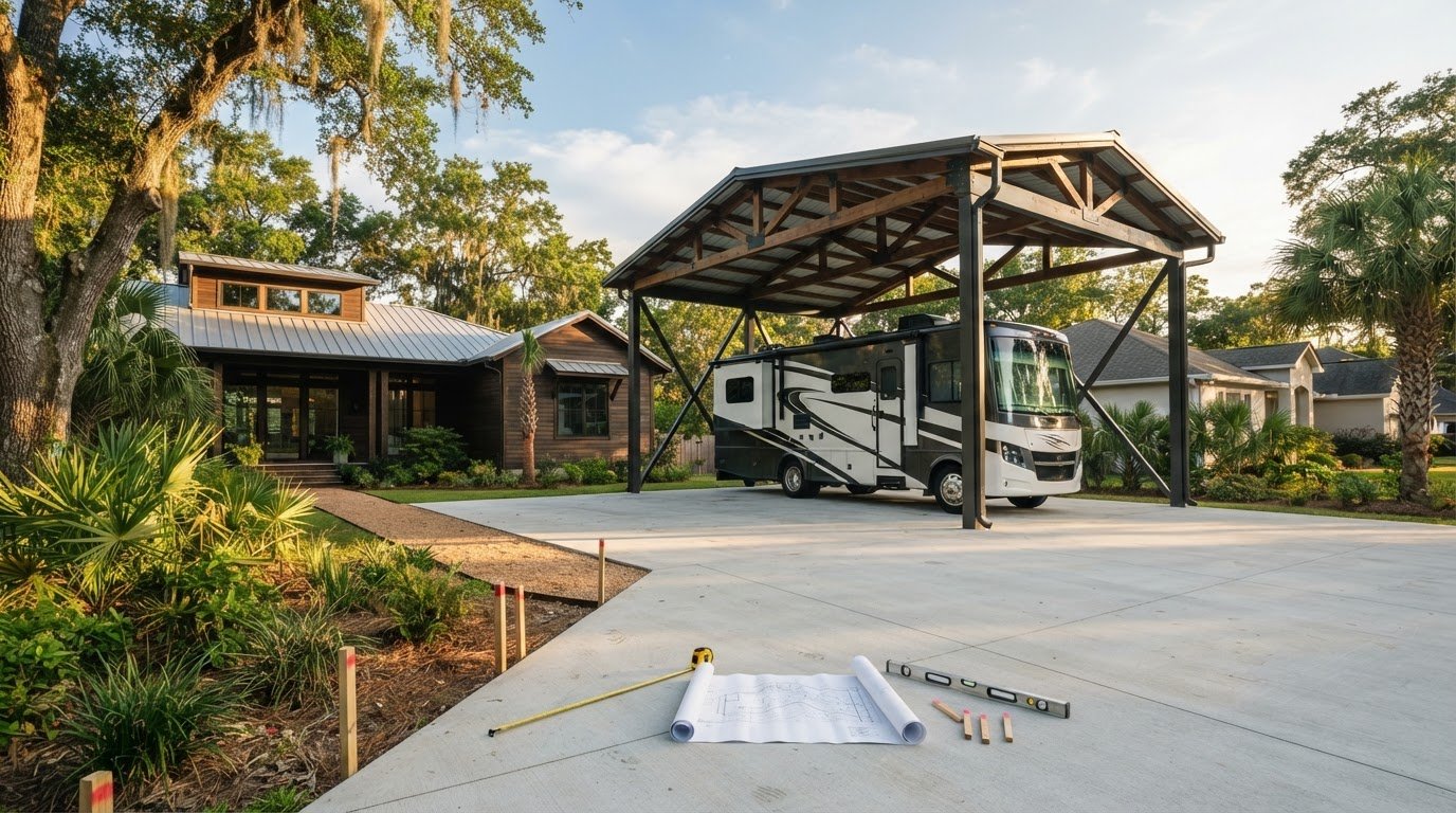 RV Shelter Installation in Louisiana: A Homeowner’s Planning Checklist